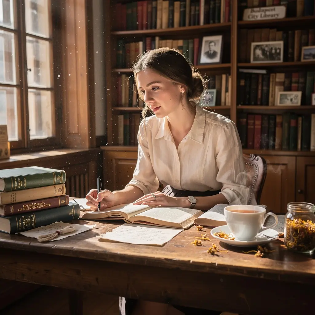 Egy csésze narancsvirág tea, mellette citrusgyümölcsök.